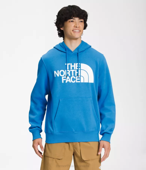 Super Sonic Blue/TNF White Men The North Face Half Dome Pullover Hoodie 42D0107