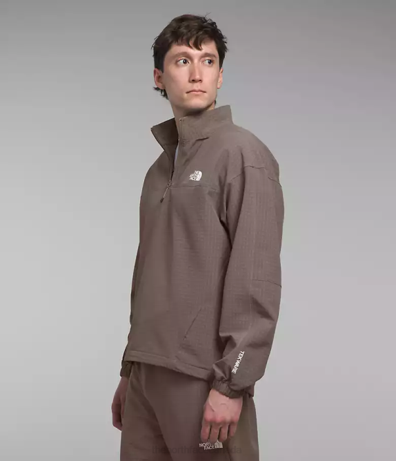 Falcon Brown Men The North Face Tekware Grid -Zip 42D0414