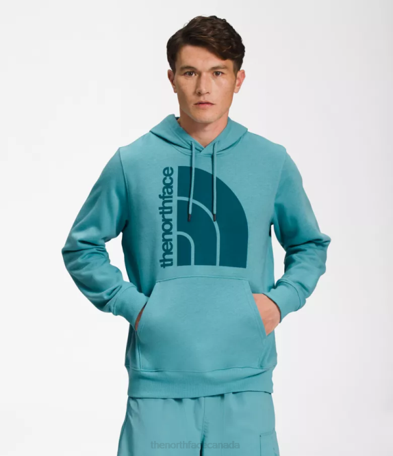 Reef Watersblue Coral Men The North Face Jumbo Half Dome Hoodie 42D01122
