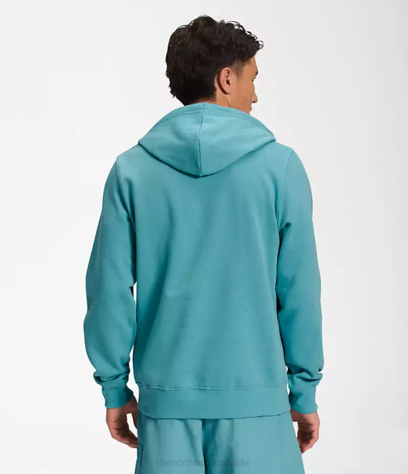 Reef Watersblue Coral Men The North Face Jumbo Half Dome Hoodie 42D01122