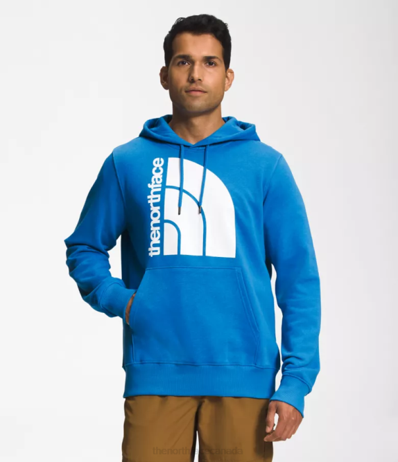 Super Sonic Blue/TNF White Men The North Face Jumbo Half Dome Hoodie 42D01124