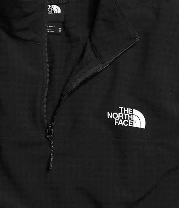 TNF Black Men The North Face Tekware Grid -Zip 42D0415