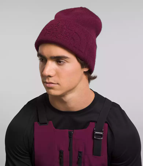 Boysenberry Unisex The North Face Urban Embossed Beanie 42D01140