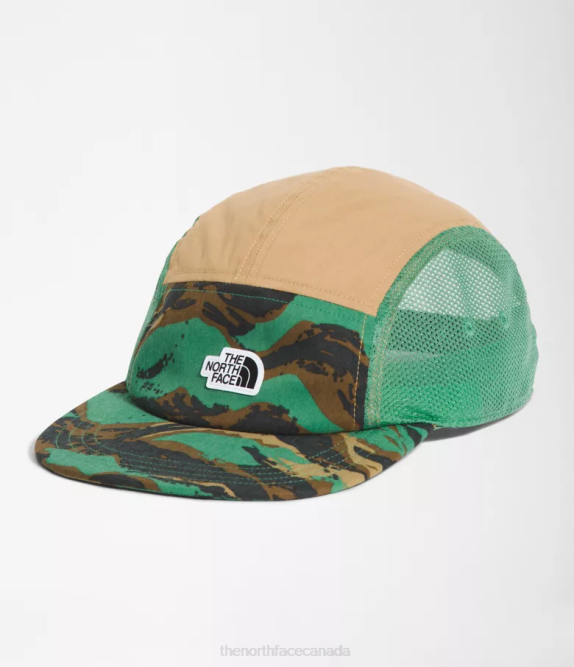 Deep Grass Green Painted Camo Print Unisex The North Face Class V Camp Hat 42D01223