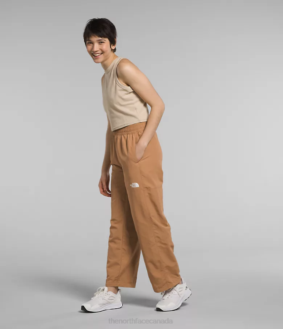 Almond Butter Women The North Face TNF Nylon Easy Pants 42D01098