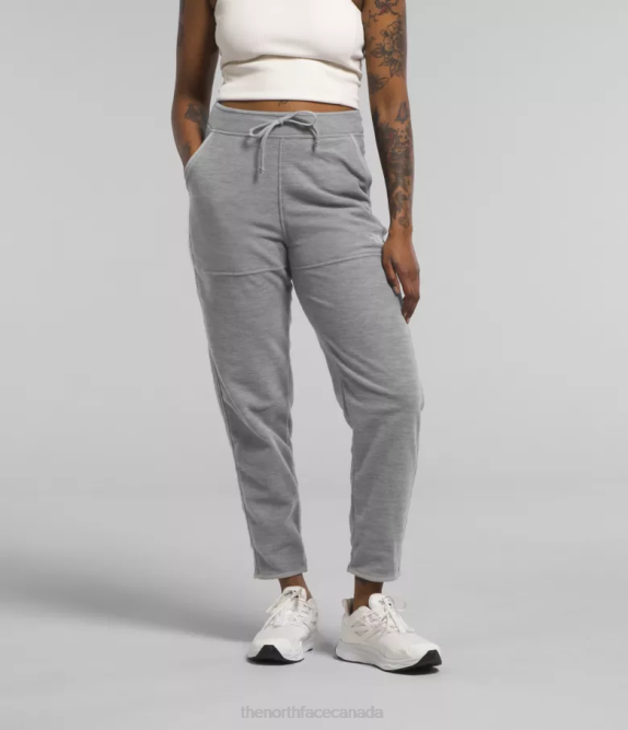 TNF Medium Grey Heather Women The North Face Alpine Polartec 100 Pants 42D0848