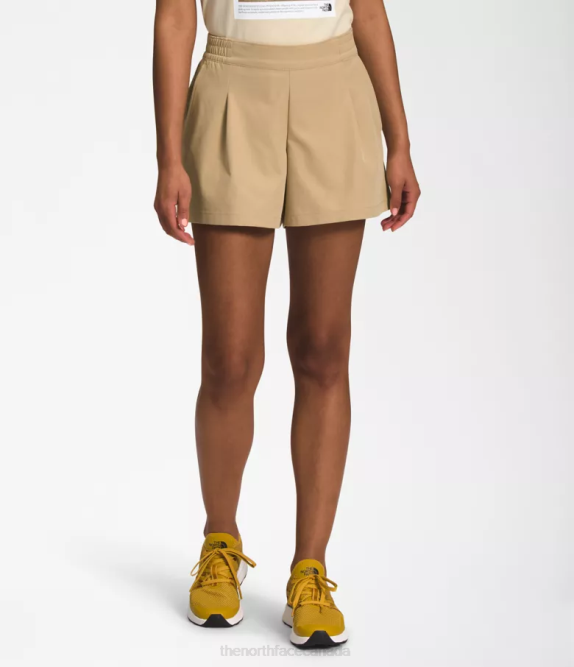 Khaki Stone Women The North Face Standard Shorts 42D0682