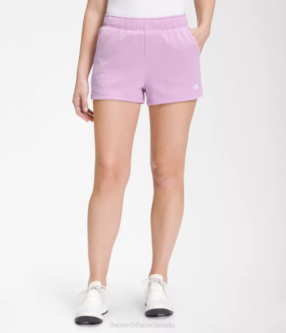 Lupine/TNF White Women The North Face Half Dome Fleece Shorts 42D01288