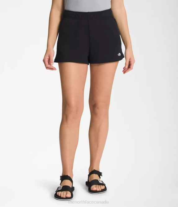 TNF Black/TNF White Women The North Face Half Dome Fleece Shorts 42D01290