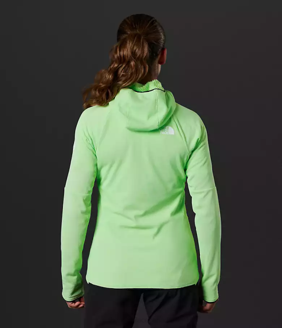Patina Green Women The North Face Summit Series FUTUREFLEECE Full-Zip Hoodie 42D0739