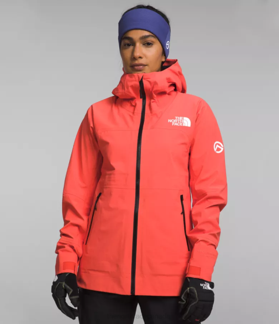 Radiant Orange Women The North Face Summit Series Chamlang FUTURELIGHT Jacket 42D01173