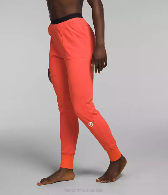 Radiant Orange Women The North Face Summit Series FUTUREFLEECE Pants 42D0899
