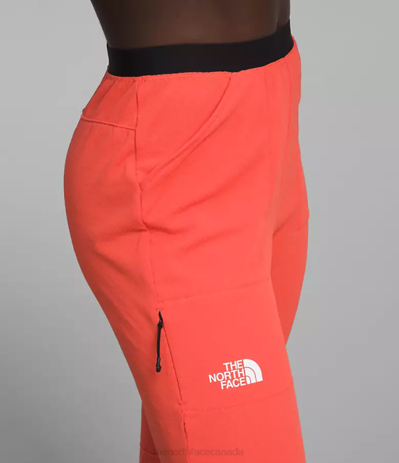 Radiant Orange Women The North Face Summit Series FUTUREFLEECE Pants 42D0899