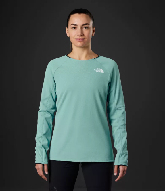 Reef Waters Women The North Face Summit Series FUTUREFLEECE Crew 42D0165