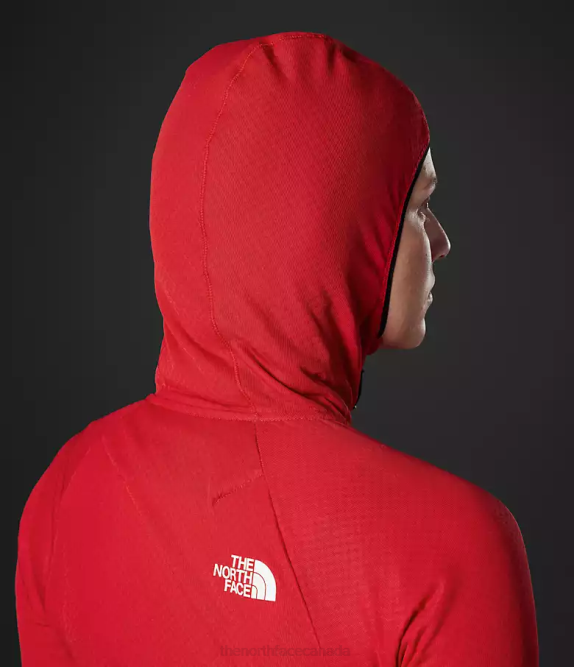 TNF Red Women The North Face Summit Series FUTUREFLEECE Full-Zip Hoodie 42D0736