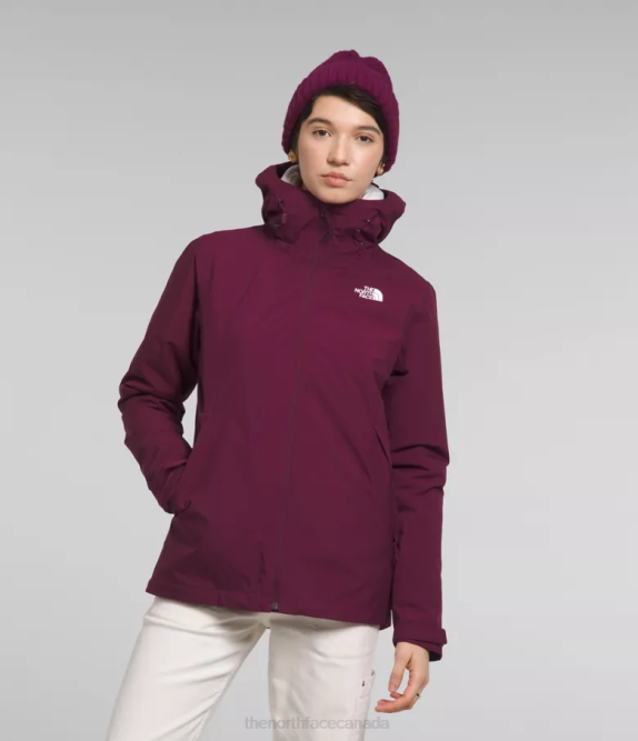 Boysenberry Women The North Face Carto Triclimate Jacket 42D0895