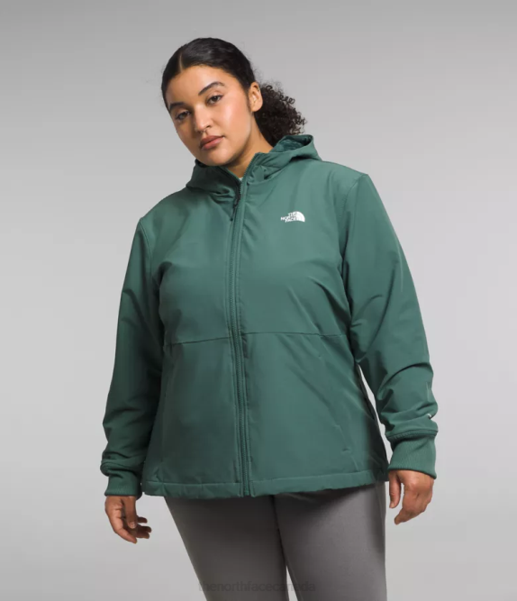 Dark Sage Women The North Face Plus Shelbe Raschel Hoodie 42D0245