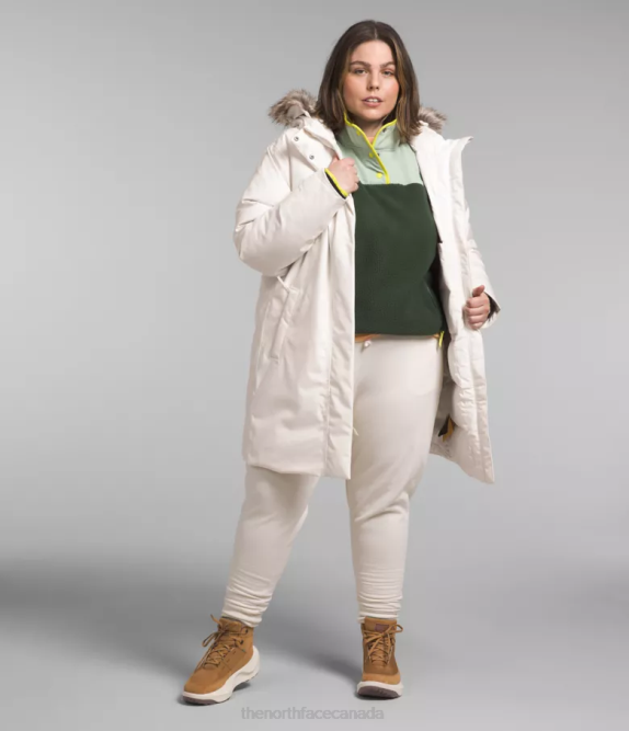 Gardenia White Women The North Face Plus Arctic Parka 42D0967