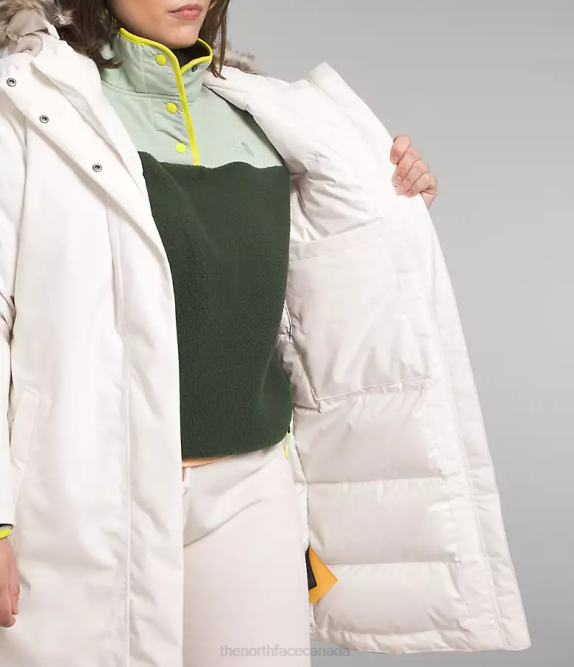 Gardenia White Women The North Face Plus Arctic Parka 42D0967