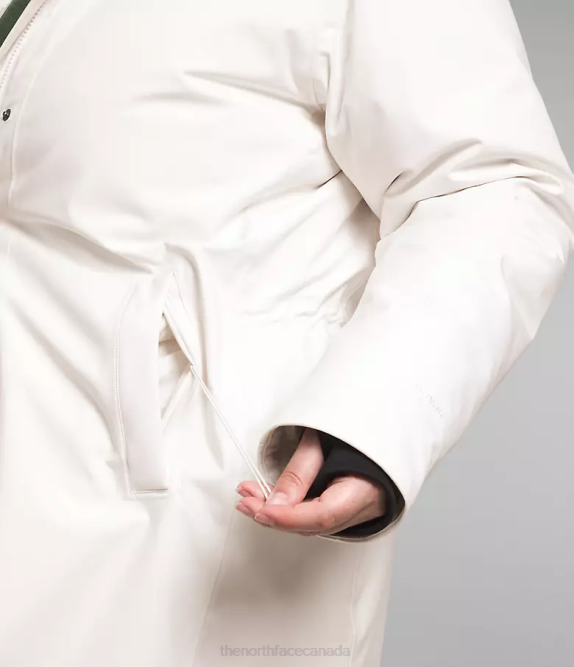 Gardenia White Women The North Face Plus Arctic Parka 42D0967