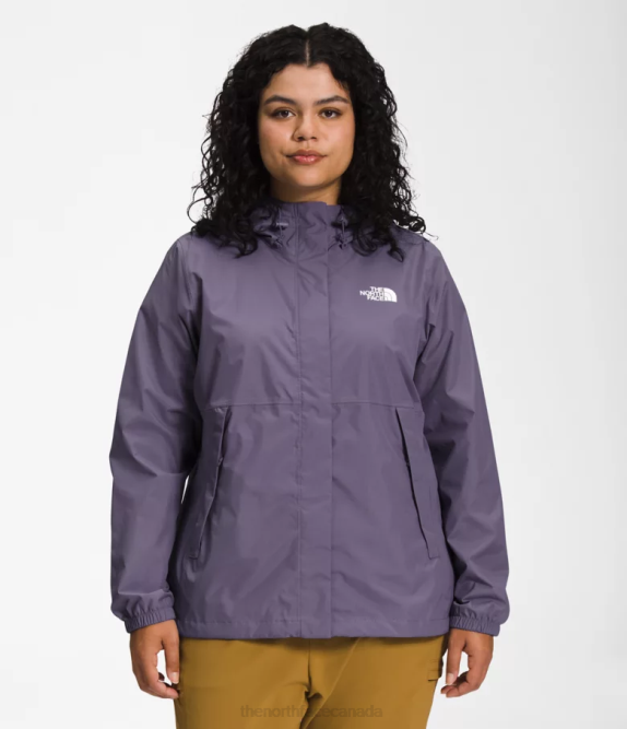 Lunar Slate Women The North Face Plus Antora Jacket 42D0240