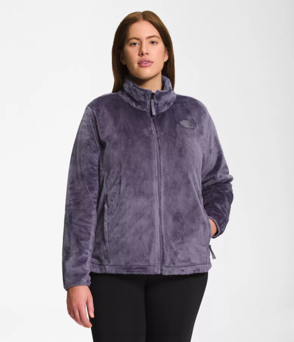 Lunar Slate Women The North Face Plus Osito Jacket 42D01093