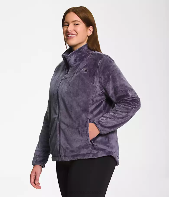 Lunar Slate Women The North Face Plus Osito Jacket 42D01093