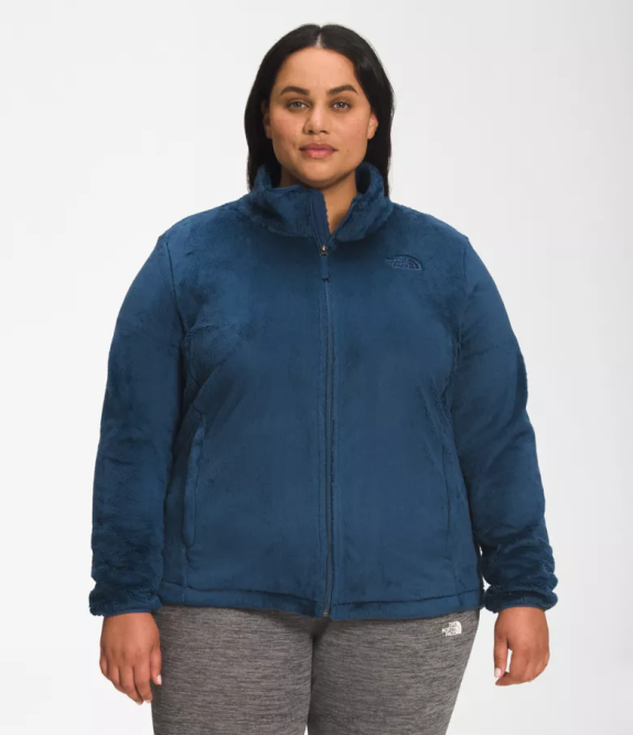 Shady Blue Women The North Face Plus Osito Jacket 42D01088
