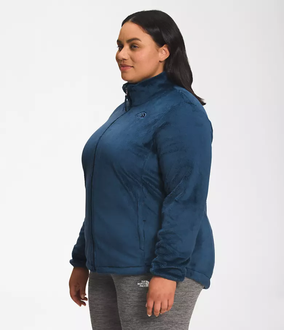 Shady Blue Women The North Face Plus Osito Jacket 42D01088