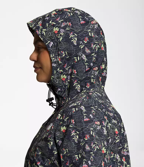 TNF Black Iwd Print Women The North Face Plus Antora Parka 42D0440