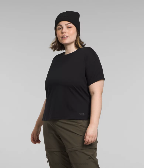 TNF Black Women The North Face Plus Dawndream Short-Sleeve 42D0623