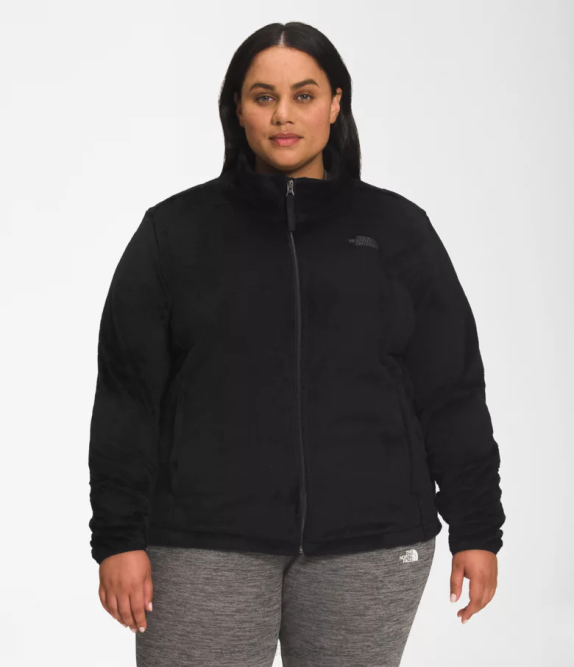 TNF Black Women The North Face Plus Osito Jacket 42D01090