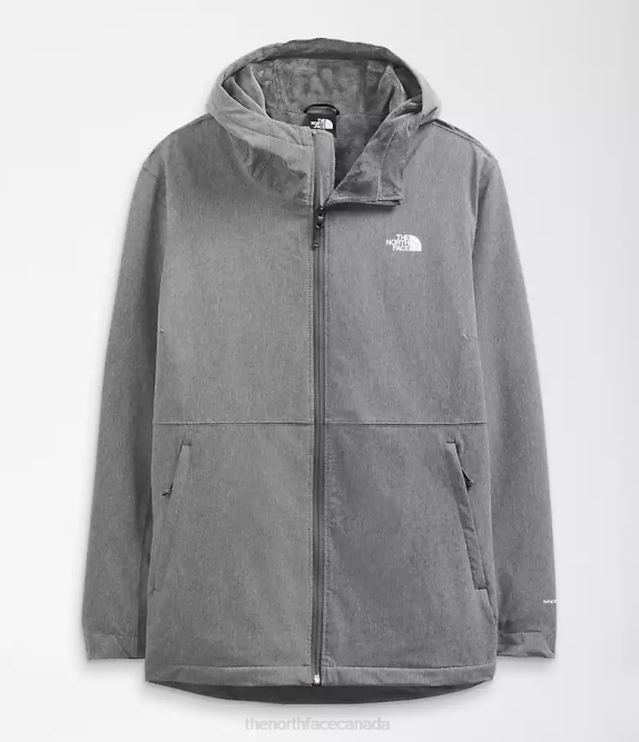 TNF Medium Grey Heather Women The North Face Plus Shelbe Raschel Hoodie 42D01177