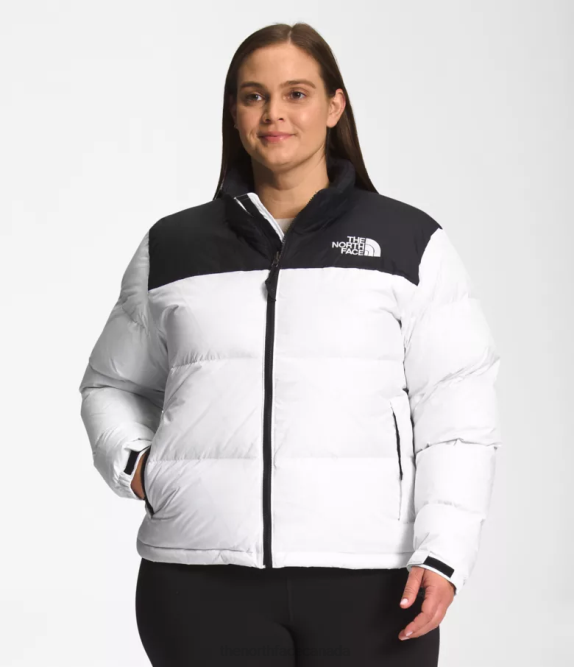 TNF White Women The North Face Plus 1996 Retro Nuptse Jacket 42D0798
