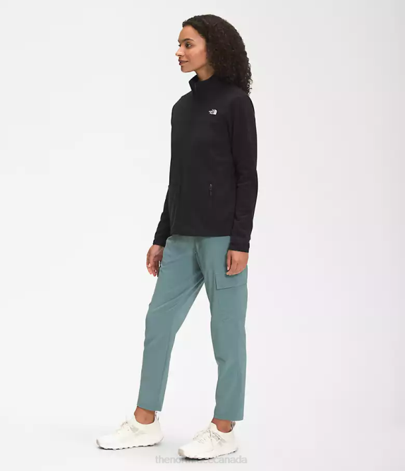 TNF Black Women The North Face TKA Glacier Full-Zip Jacket 42D0618