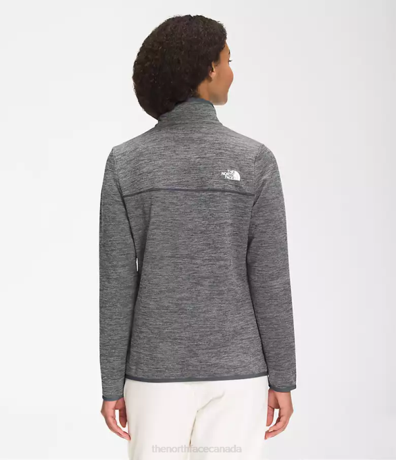 TNF Medium Grey Heather Women The North Face Canyonlands Full-Zip 42D0377