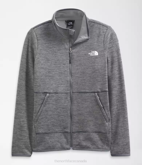TNF Medium Grey Heather Women The North Face Canyonlands Full-Zip 42D0377