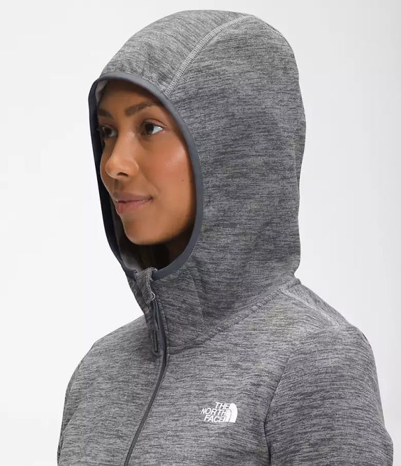TNF Medium Grey Heather Women The North Face Canyonlands Hoodie 42D0742