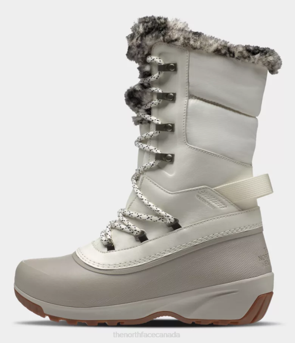 Gardenia White/Silver Grey Women The North Face Shellista IV Luxe Waterproof Boots 42D0904
