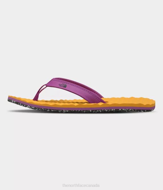 Base Camp Summit Gold/Purple Cactus Flower Women The North Face Base Camp Mini Slip-ons II 42D064