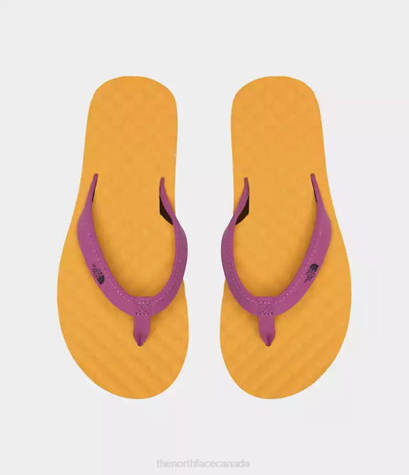 Base Camp Summit Gold/Purple Cactus Flower Women The North Face Base Camp Mini Slip-ons II 42D064