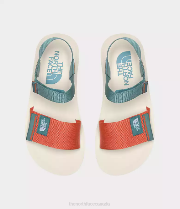 Gardenia White/Dusty Coral Orange Women The North Face Skeena Sandals 42D0256