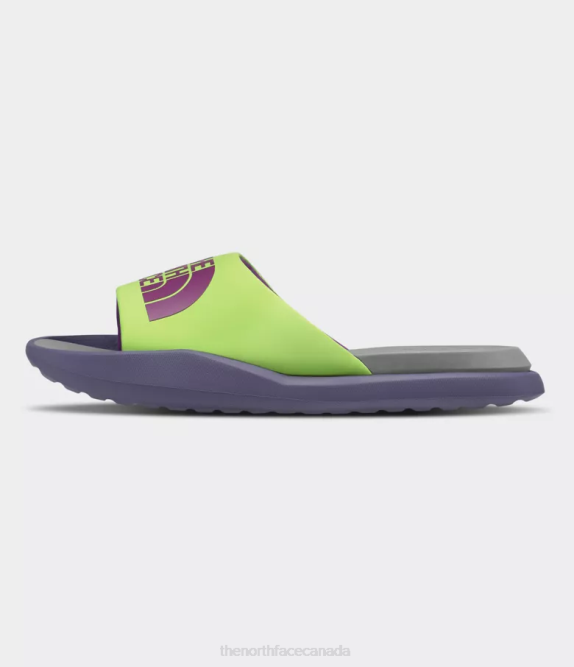 Lunar Slate/LED Yellow Women The North Face Triarch Slides 42D0173