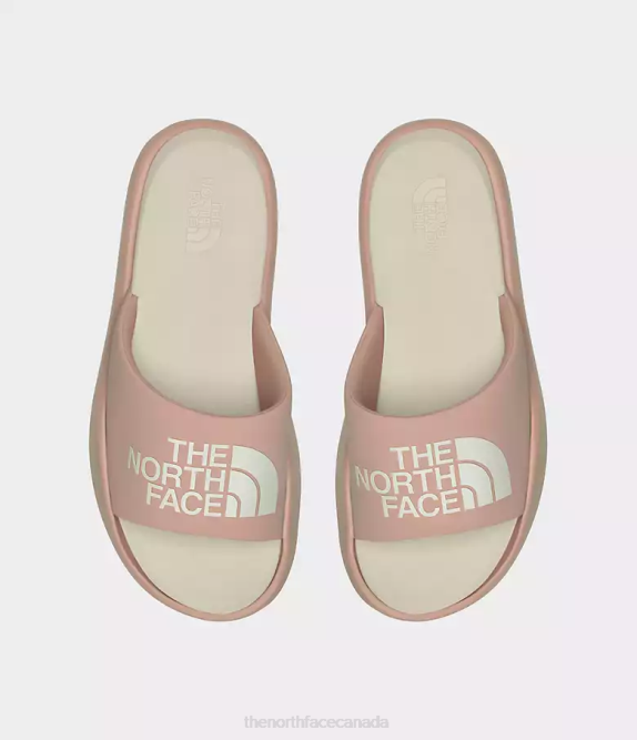Pink Moss/Gardenia White Women The North Face Triarch Slides 42D0171