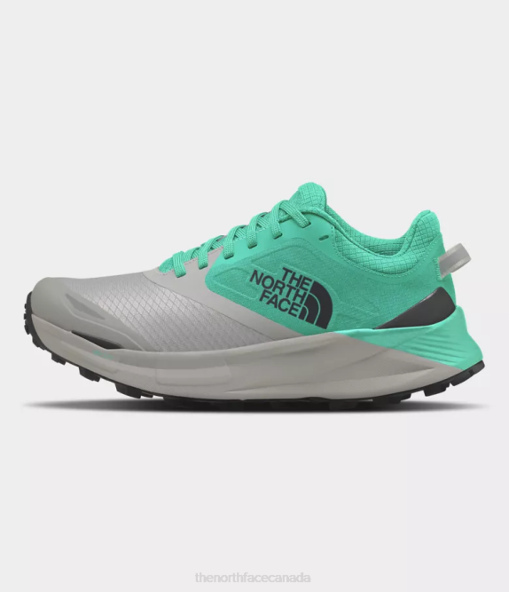 Tin Grey/Vivid Seafoam Women The North Face VECTIV Enduris 3 FUTURELIGHT Shoes 42D01054