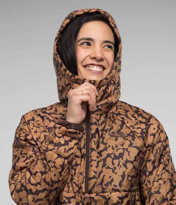 Almond Butter Graphic Dye Print Women The North Face Circaloft -Zip Pullover 42D0506