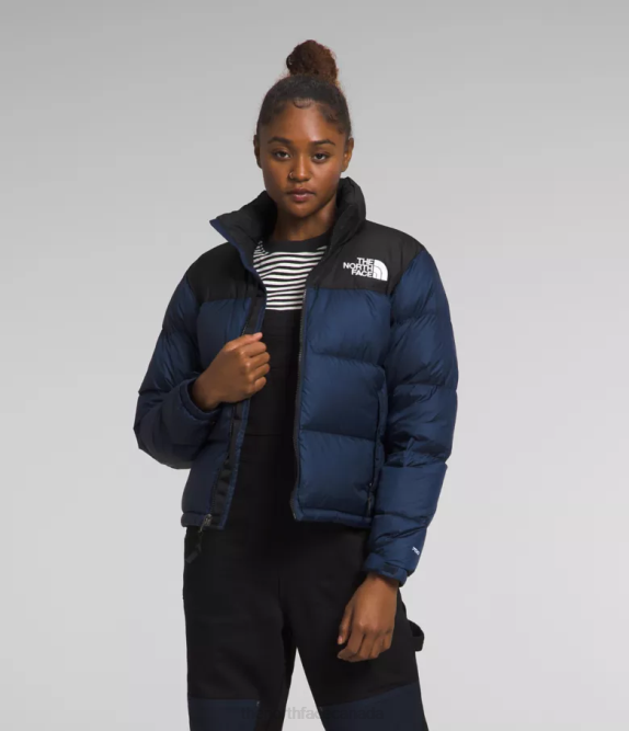 Summit Navy/TNF Black Women The North Face 1996 Retro Nuptse Jacket 42D0726