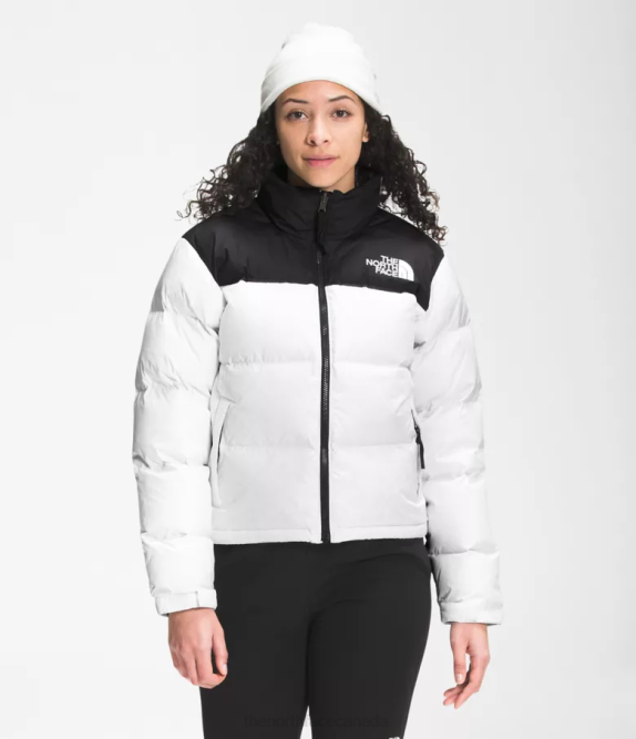 TNF White Women The North Face 1996 Retro Nuptse Jacket 42D0727