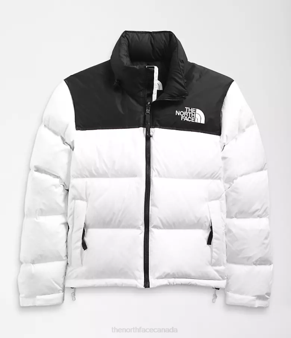 TNF White Women The North Face 1996 Retro Nuptse Jacket 42D0727