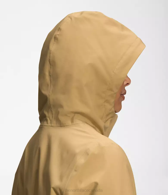 Antelope Tan Women The North Face City Breeze Rain Parka II 42D0154